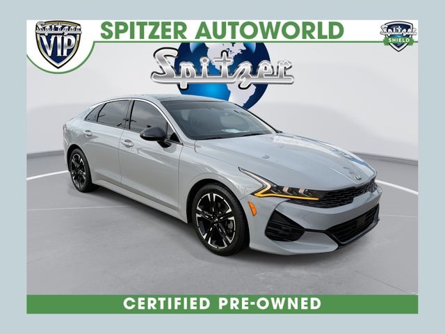 Wolf Gray 2021 Kia K5 GT-Line FWD Sedan Front-Wheel Drive 8-Speed Automatic