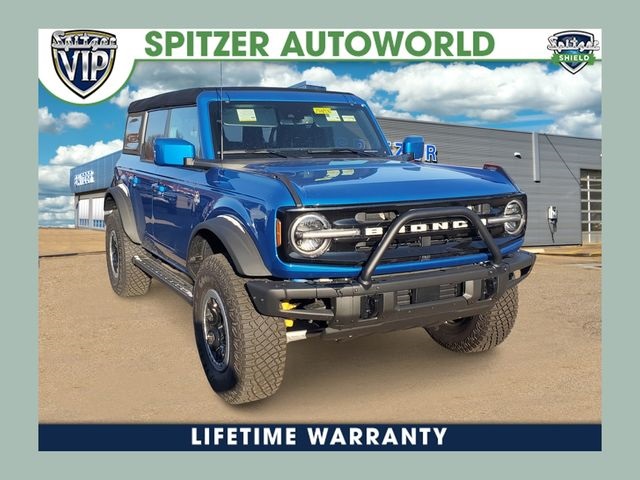 Velocity Blue Metallic 2024 Ford Bronco Outer Banks 4-Door 4WD SUV / Crossover Four-Wheel Drive Automatic