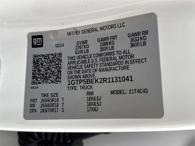 2024 GMC Canyon Elevation White at AutoSavvy Houston Northwest