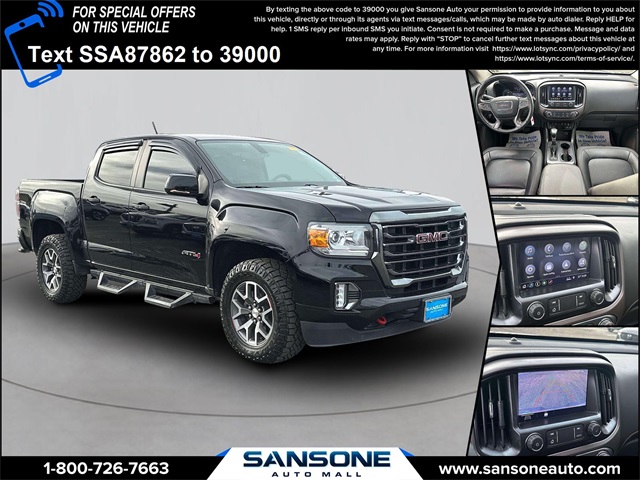 2022 GMC Canyon AT4 Crew Cab 4WD with Leather