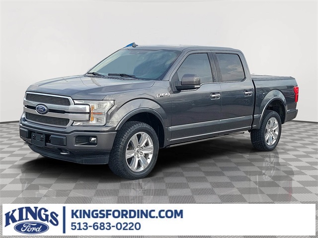 Gray (Magnetic Metallic) 2018 Ford F-150 Platinum SuperCrew 4WD Pickup Truck Four-Wheel Drive Automatic