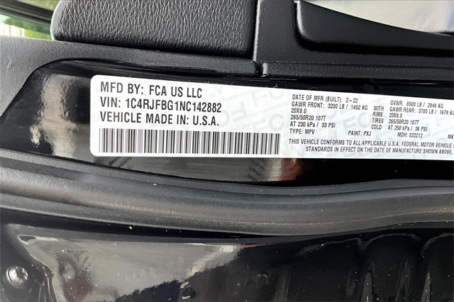 Used 2022 Jeep Grand Cherokee WK For Sale in Gloucester, MA