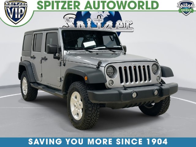 Billet Silver Metallic Clearcoat 2017 Jeep Wrangler SUV / Crossover Four-Wheel Drive 5-Speed Automatic