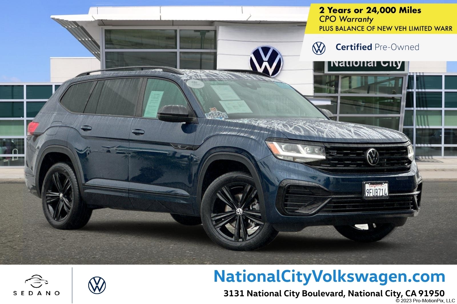 2023 Volkswagen Atlas 3.6L SEL R-Line Black 4Motion AWD