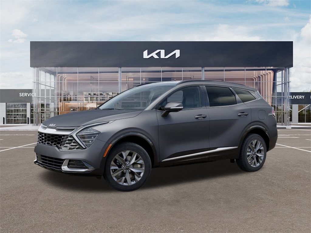 2025 Kia Sportage Hybrid SX-PRESTIGE AWD Gray at Shottenkirk Kia Fort Bend