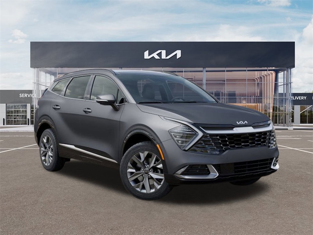 2025 Kia Sportage Hybrid SX-PRESTIGE AWD Gray at Shottenkirk Kia Fort Bend