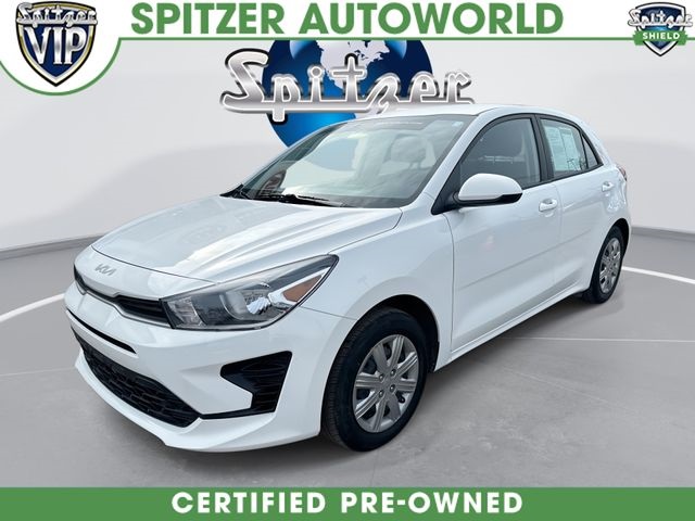 Clear White 2023 Kia Rio5 S Wagon FWD Wagon Front-Wheel Drive Continuously Variable Transmission
