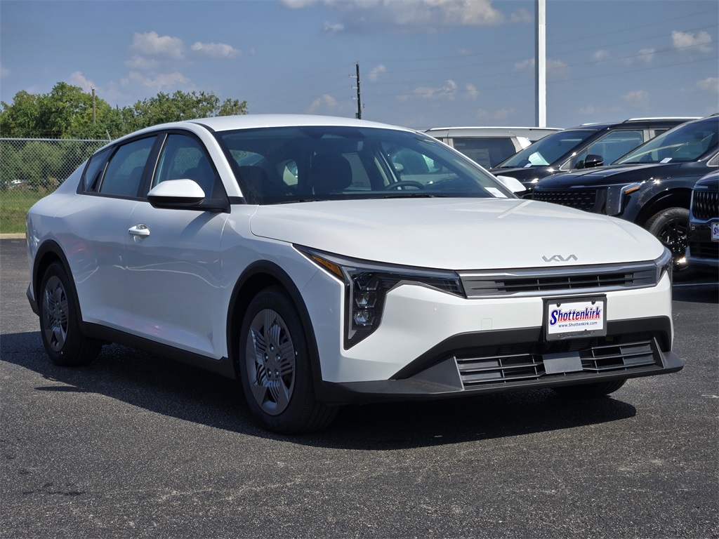 2025 Kia K4 LX White at Shottenkirk Kia Fort Bend