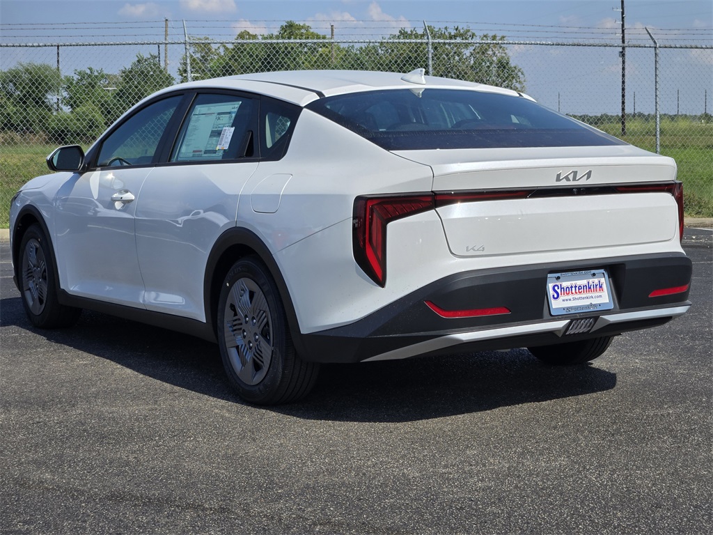 2025 Kia K4 LX White at Shottenkirk Kia Fort Bend