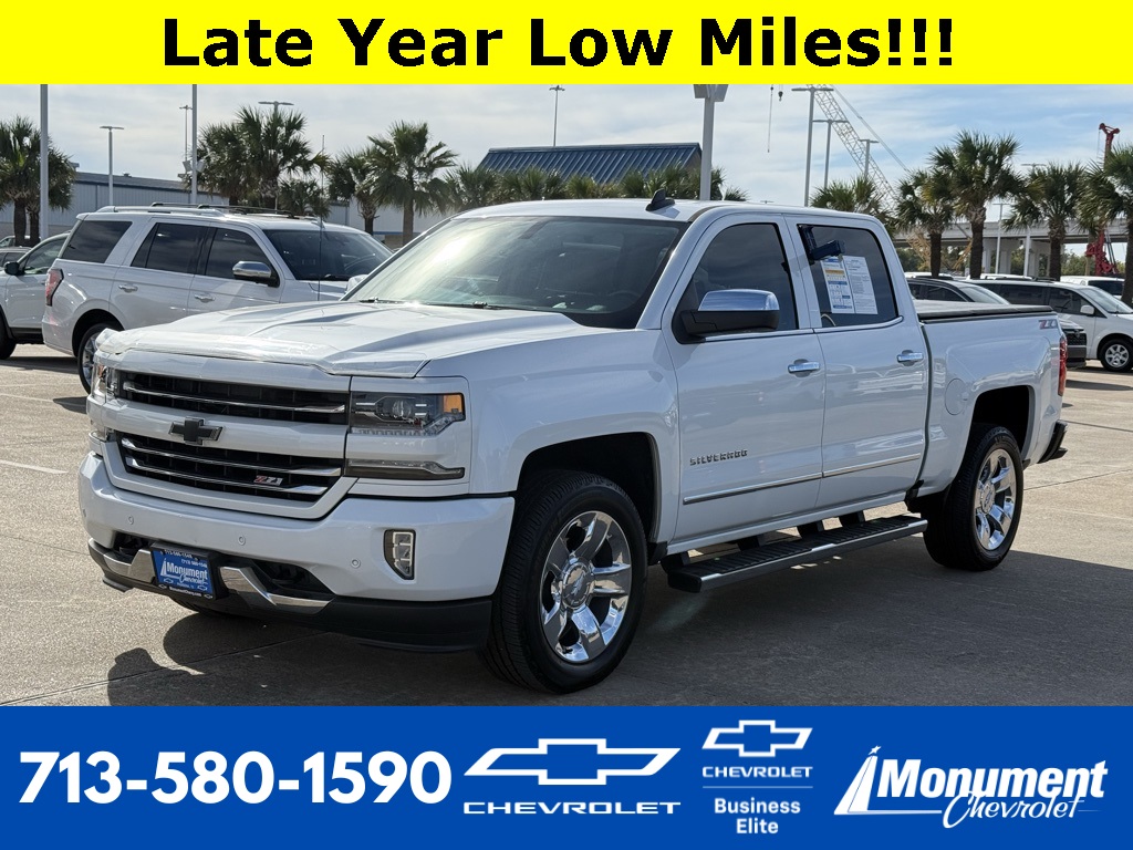 2018 Chevrolet Silverado 1500 LTZ White at Community Toyota