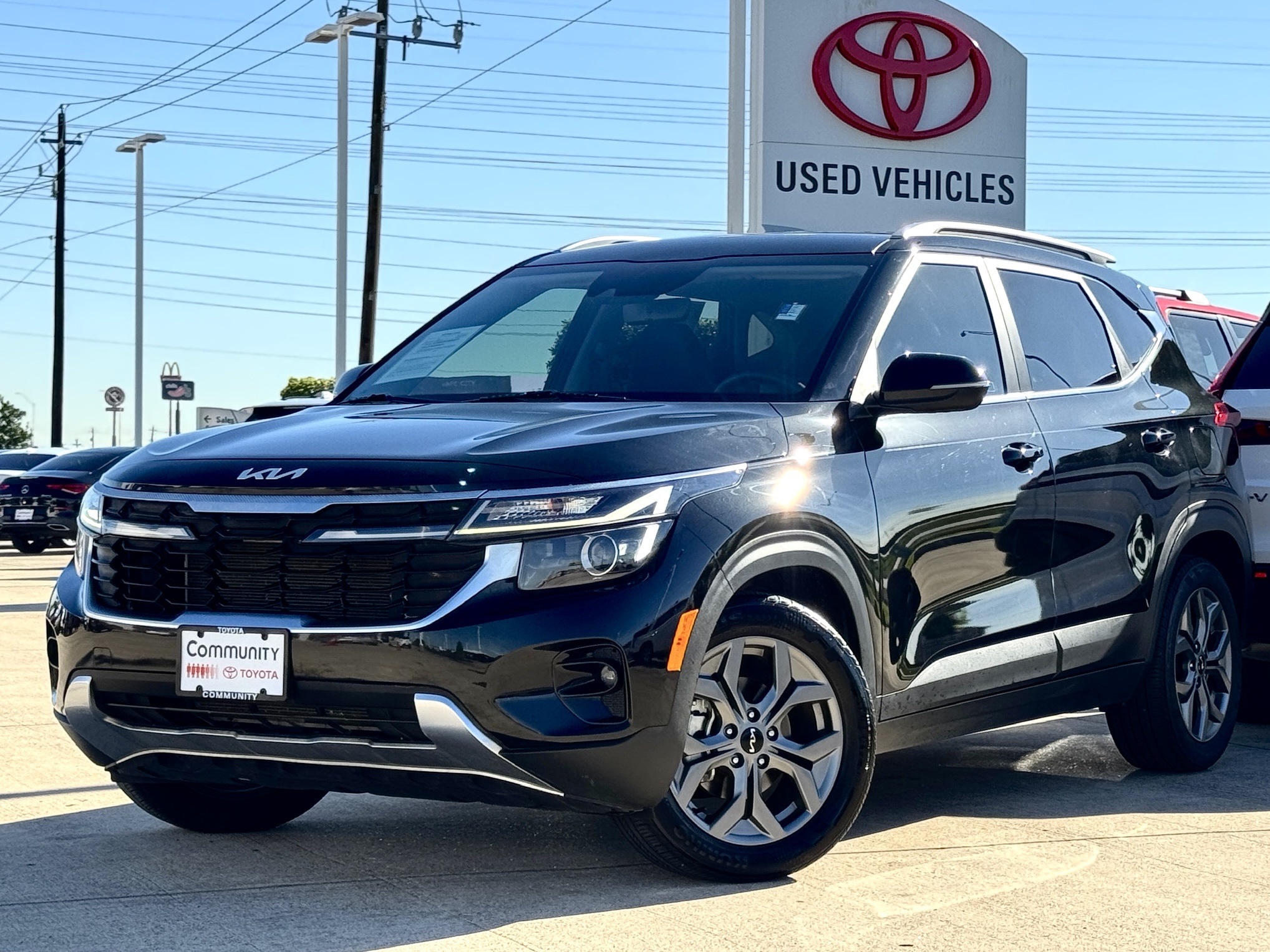 2024 Kia Seltos S Black at DeMontrond Automotive Group