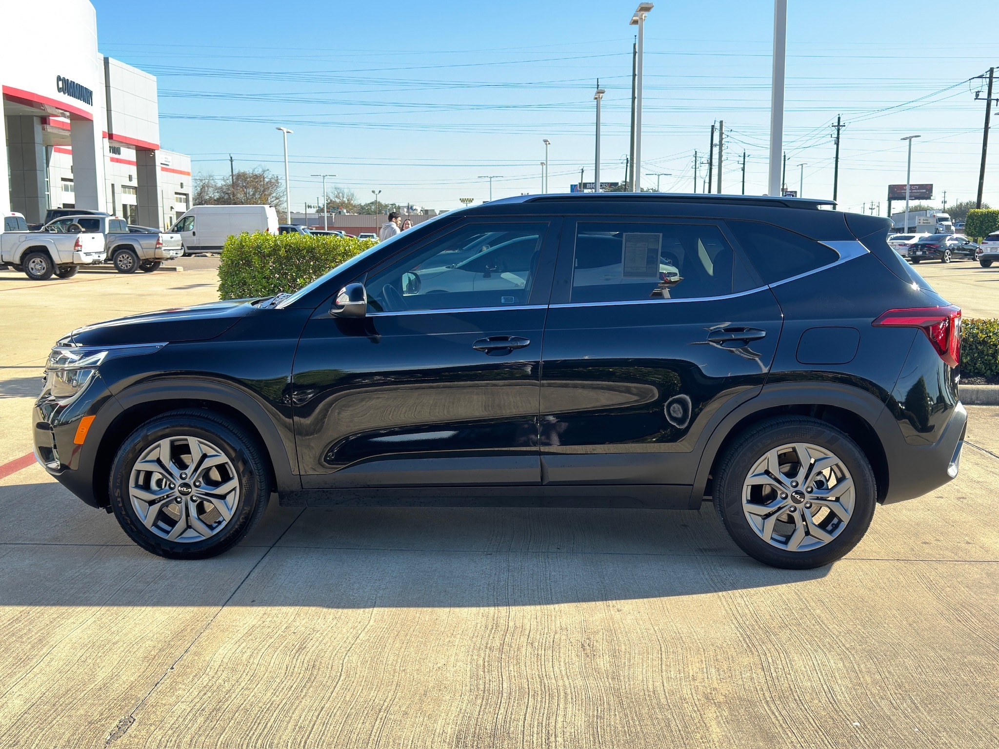 2024 Kia Seltos S Black at DeMontrond Automotive Group