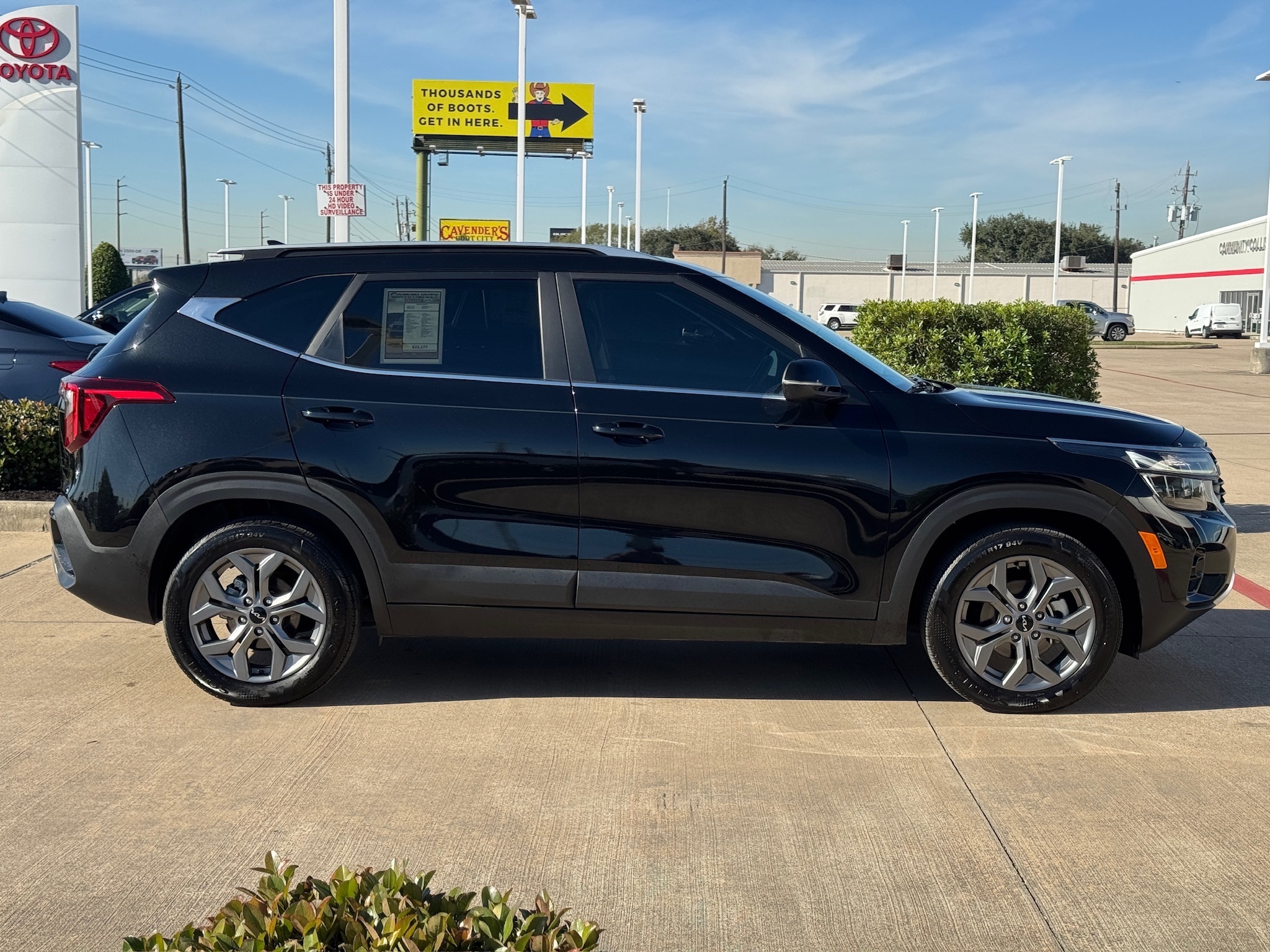 2024 Kia Seltos S Black at DeMontrond Automotive Group