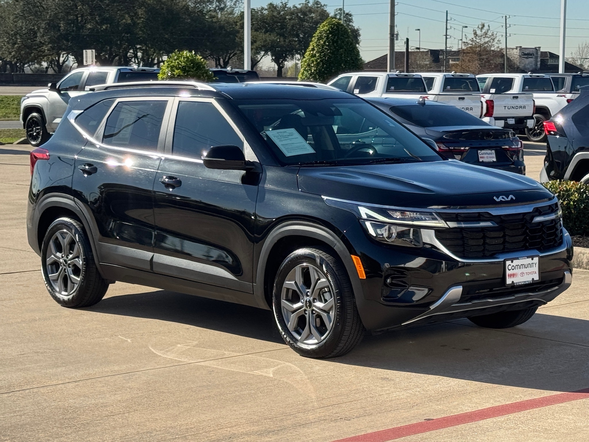 2024 Kia Seltos S Black at DeMontrond Automotive Group