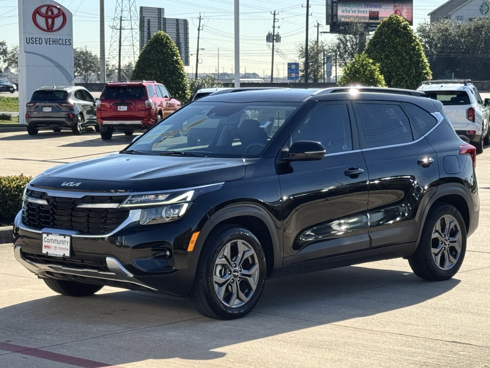 2024 Kia Seltos S Black at DeMontrond Automotive Group