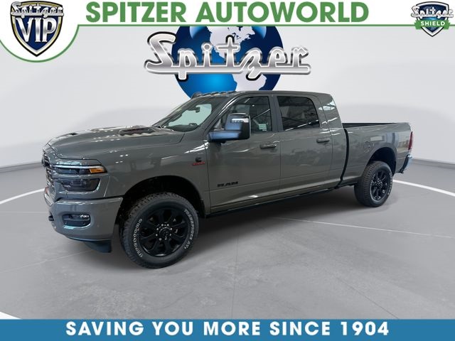 Ceramic Gray Clearcoat 2026 RAM 2500 Laramie Mega Cab 4WD Pickup Truck Four-Wheel Drive 8-Speed Automatic
