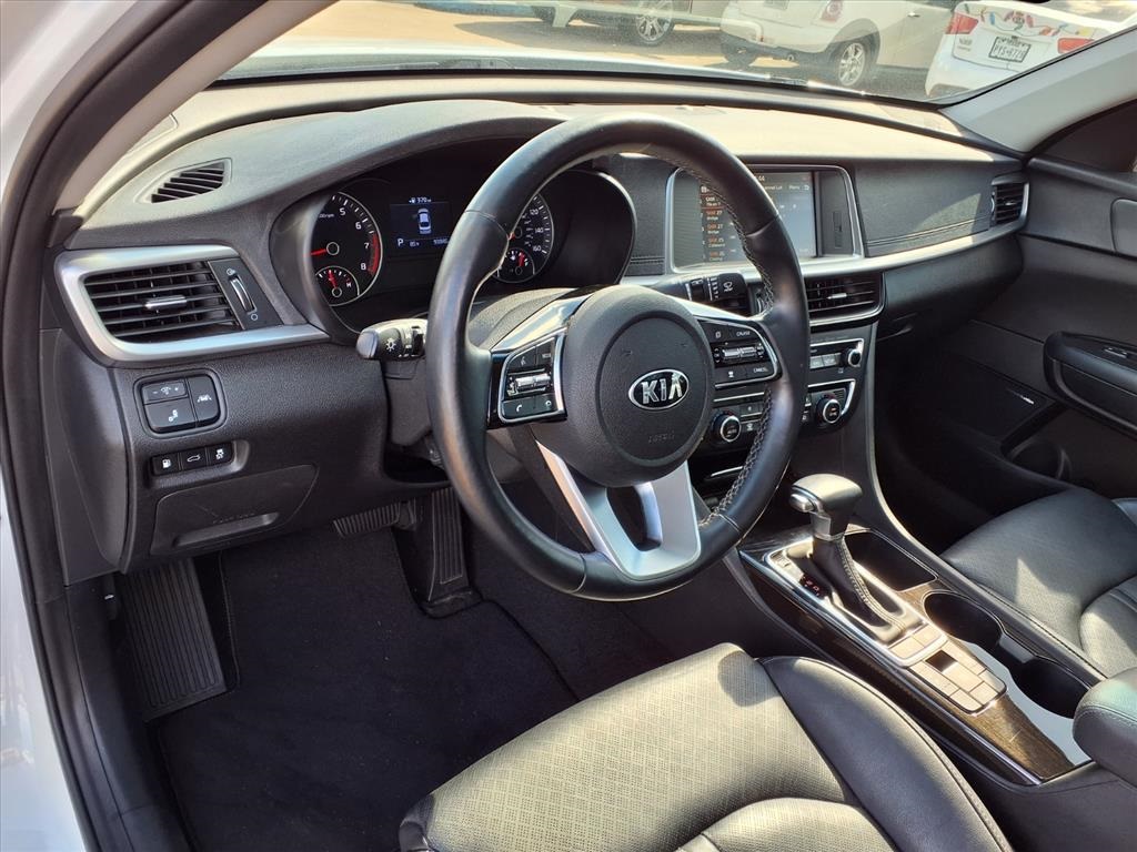 2020 Kia Optima EX Premium White at DeMontrond Gulf Freeway