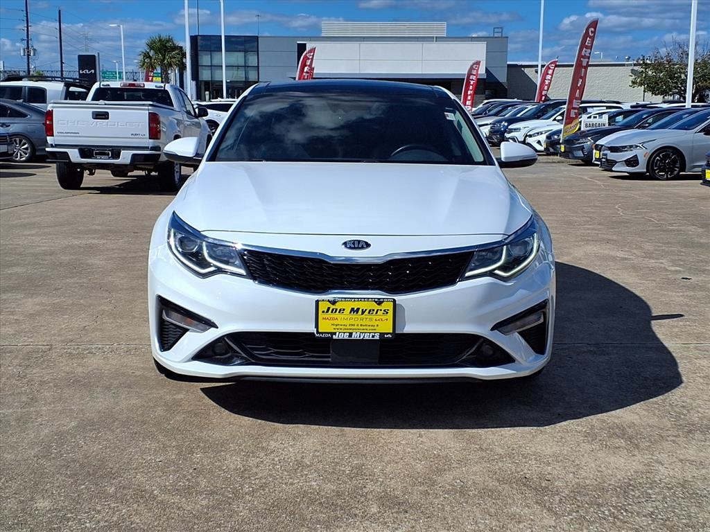 2020 Kia Optima EX Premium White at DeMontrond Gulf Freeway