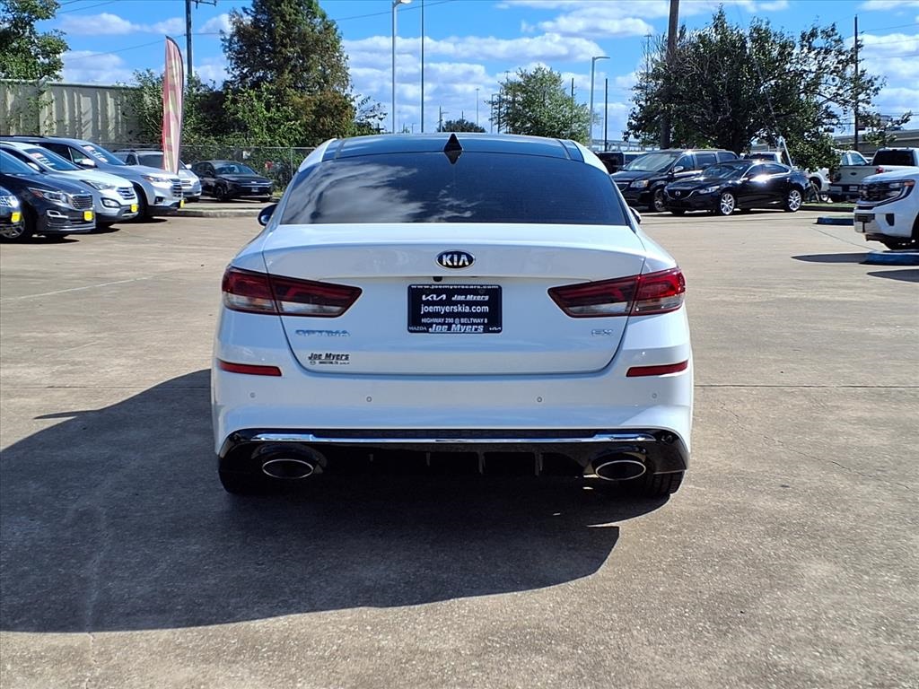2020 Kia Optima EX Premium White at DeMontrond Gulf Freeway