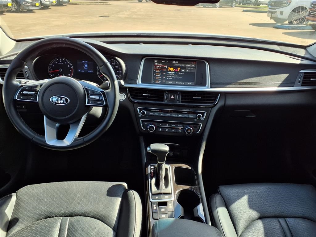 2020 Kia Optima EX Premium White at DeMontrond Gulf Freeway