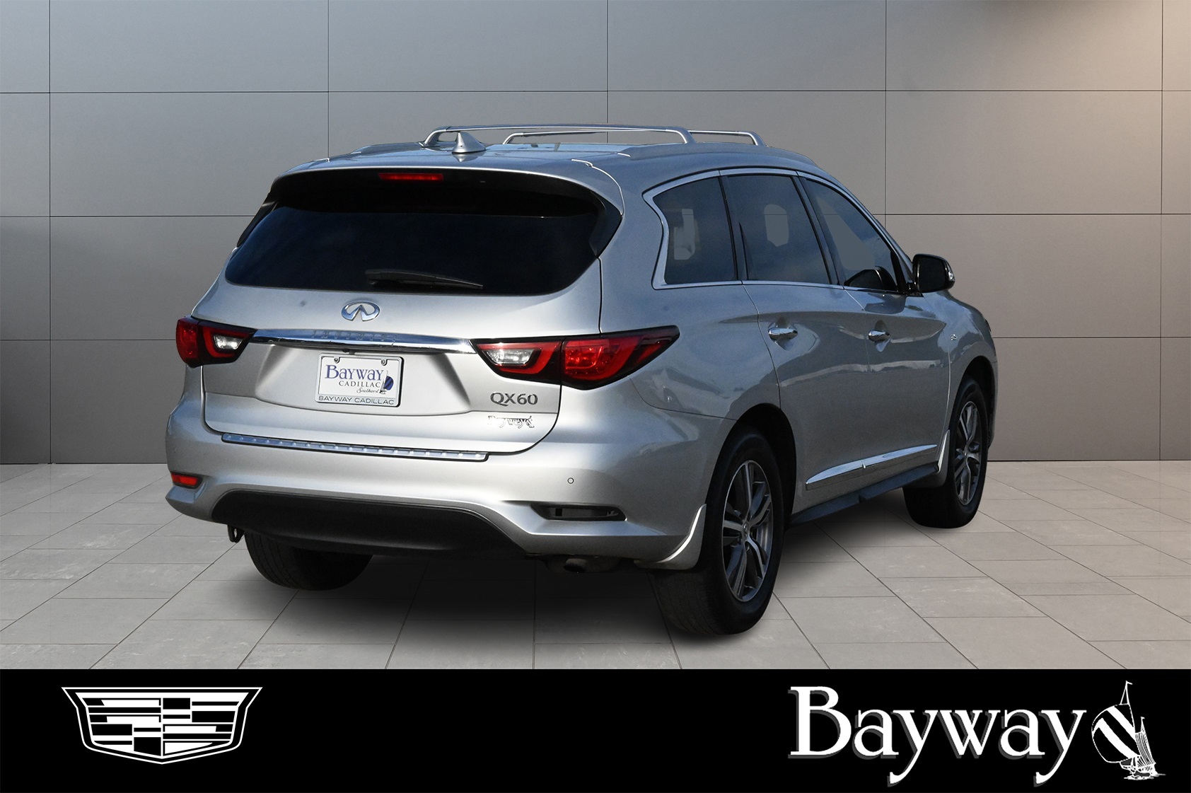 2020 INFINITI QX60 LUXE Silver at DeMontrond Mazda