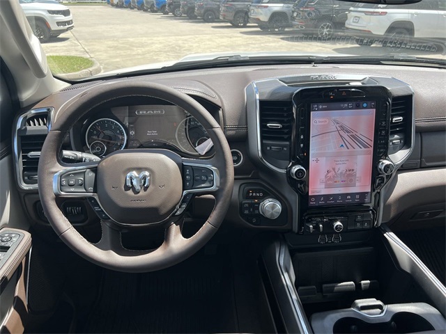 2025 Ram 1500 Laramie White at DeMontrond Auto Country
