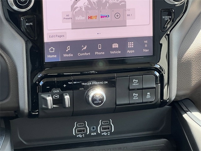 2025 Ram 1500 Laramie White at DeMontrond Auto Country