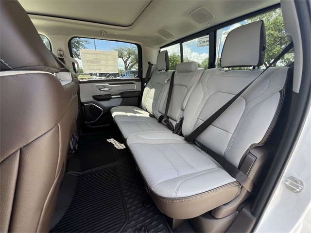 2025 Ram 1500 Laramie White at DeMontrond Auto Country