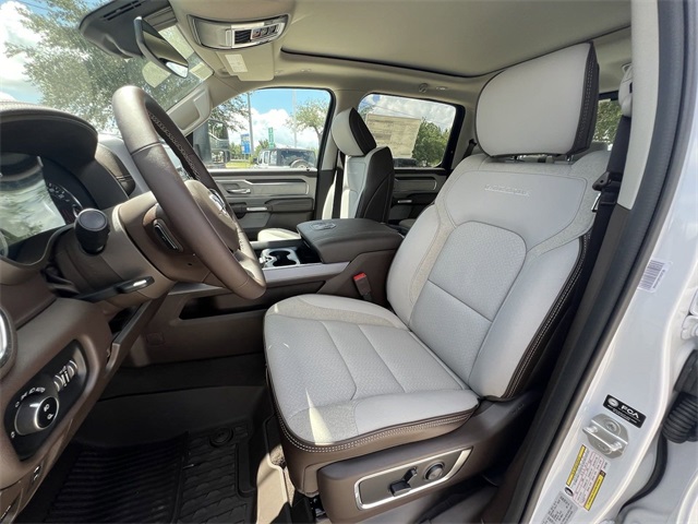 2025 Ram 1500 Laramie White at DeMontrond Auto Country