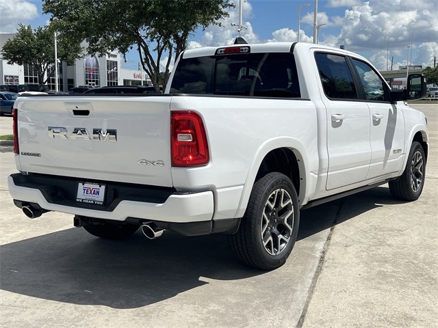 2025 Ram 1500 Laramie White at DeMontrond Auto Country