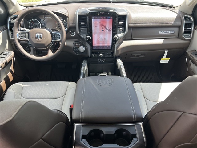 2025 Ram 1500 Laramie White at DeMontrond Auto Country