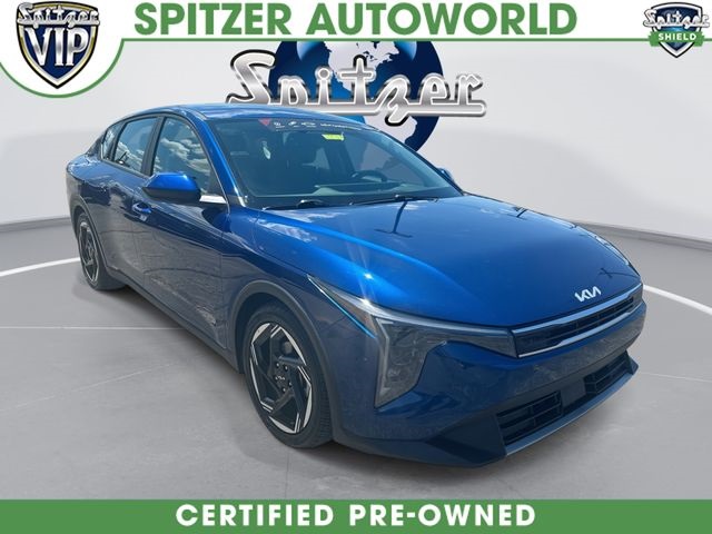 Deep Sea Blue 2025 Kia K4 Sedan Front-Wheel Drive Continuously Variable Transmission