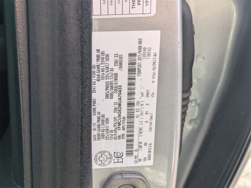 Used 2021 Ford Escape For Sale in Findlay, OH