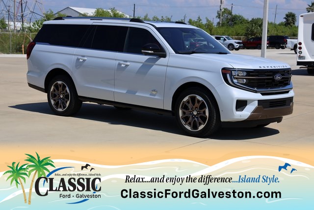 2025 Ford Expedition Max King Ranch White at Baytown Hyundai