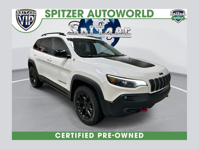 Bright White Clearcoat 2022 Jeep Cherokee Trailhawk 4WD SUV / Crossover Four-Wheel Drive 9-Speed Automatic
