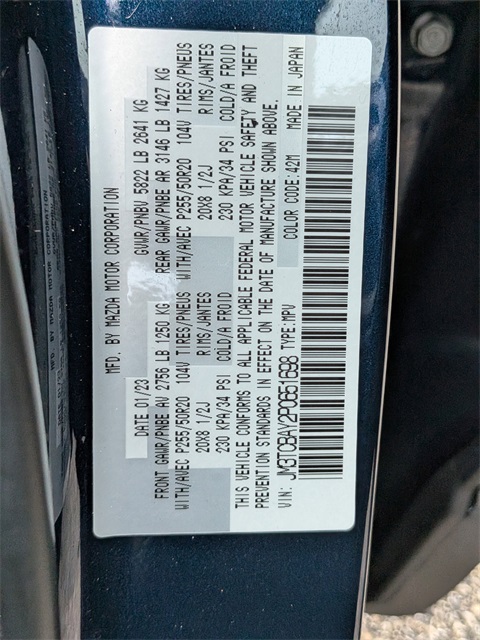 2023 Mazda CX-9 Touring Plus Blue at DeMontrond Mazda