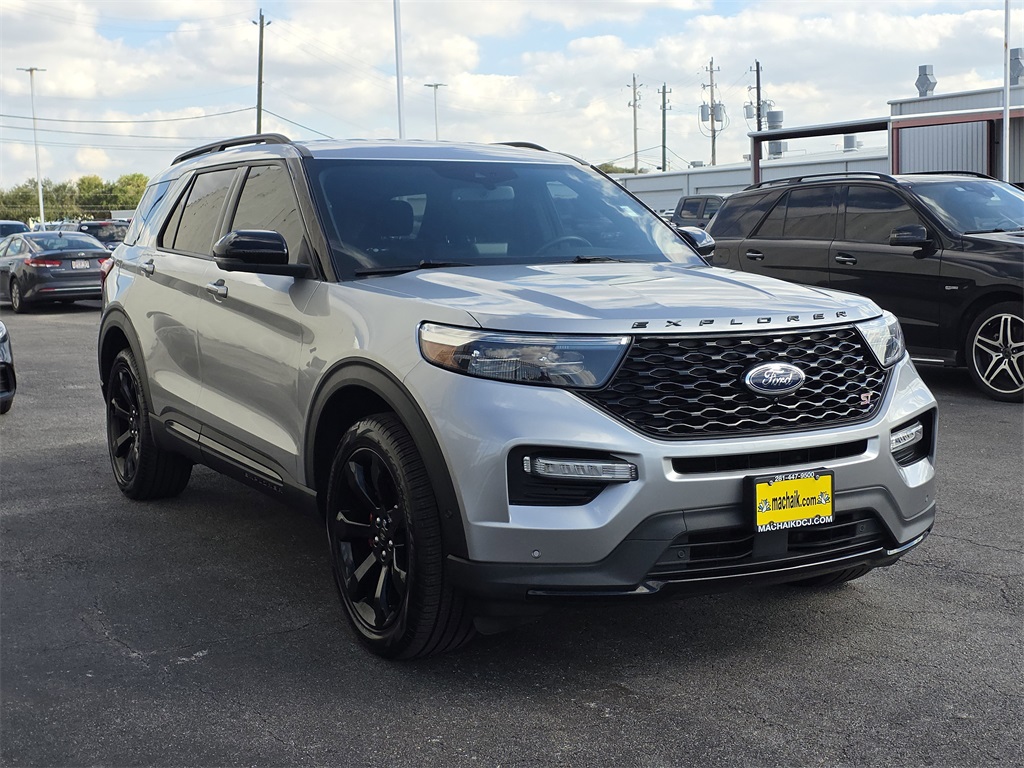 2022 Ford Explorer ST Silver at Tom Peacock Cadillac