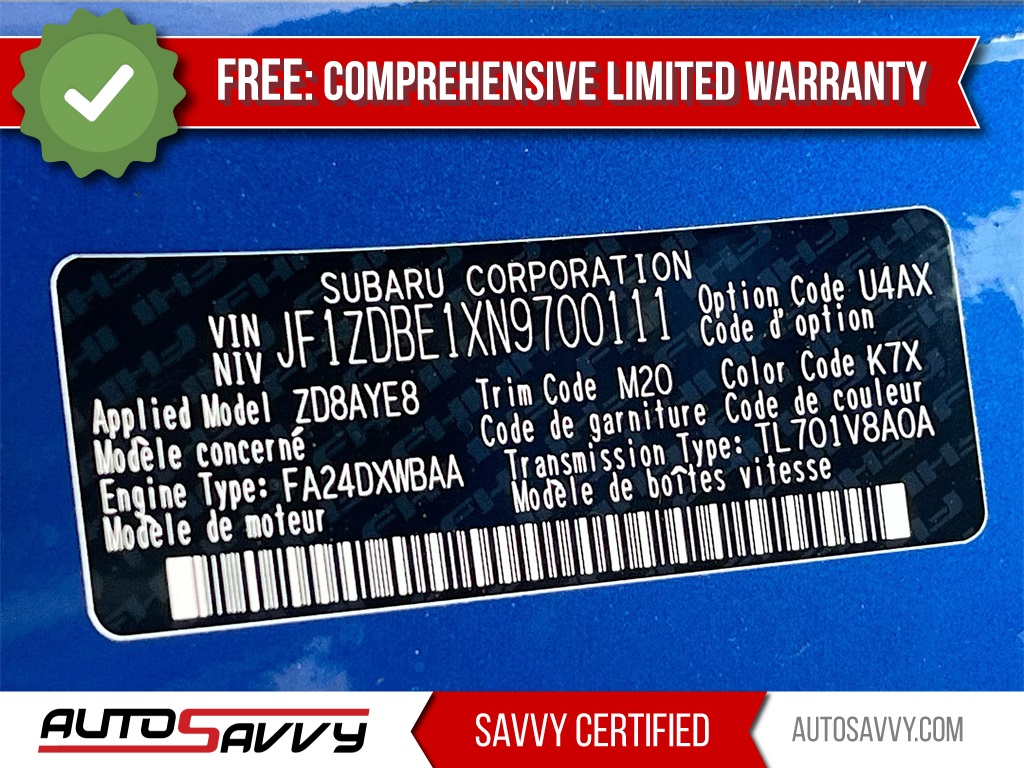 2022 Subaru BRZ Limited Blue at AutoSavvy Houston Northwest