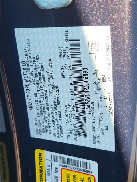 Used Car 2024 Ford Mustang  Dark Horse For Sale Under $70,000 In San Antonio, Texas