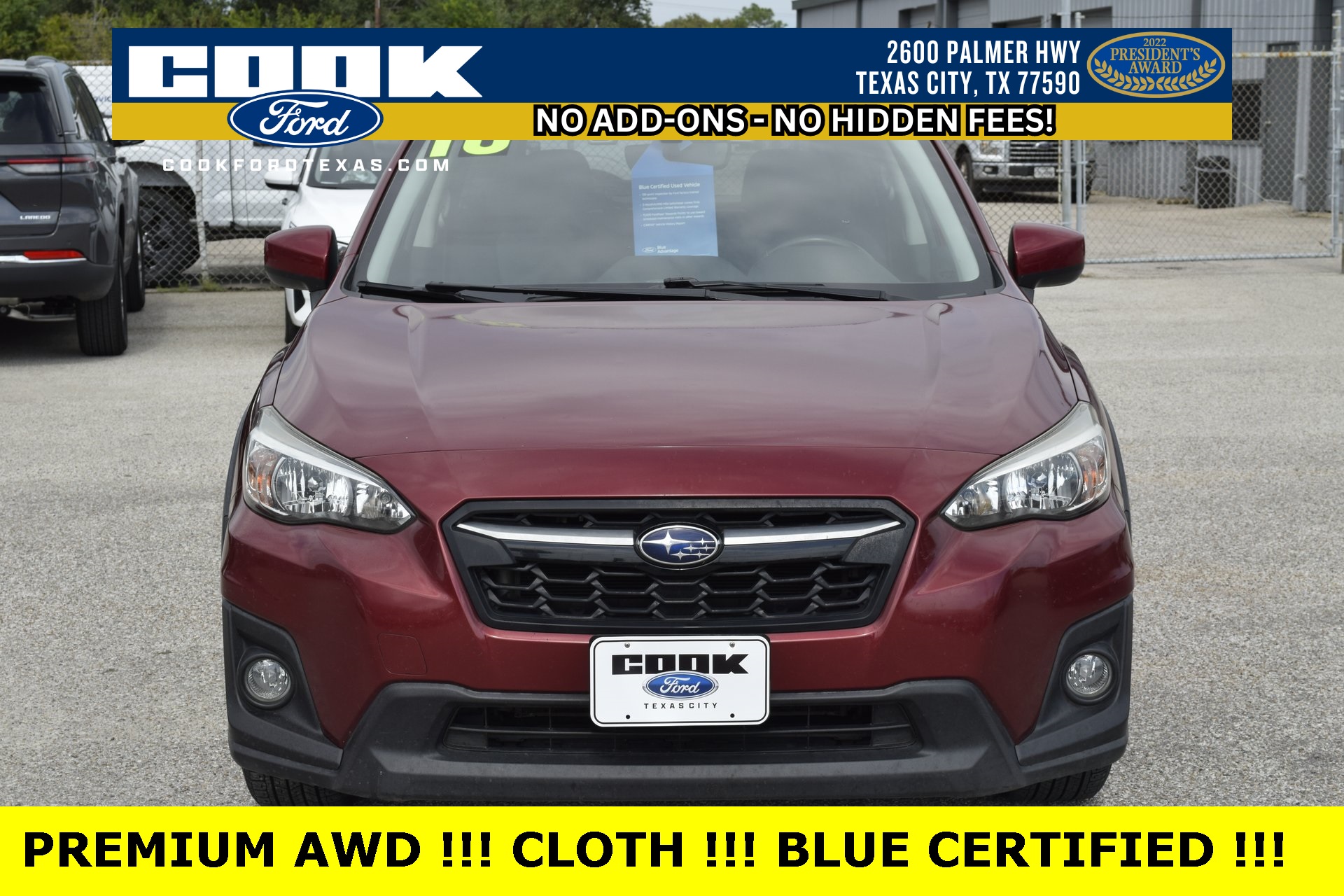 2018 Subaru Crosstrek 2.0i Premium Red at Bravo Nissan