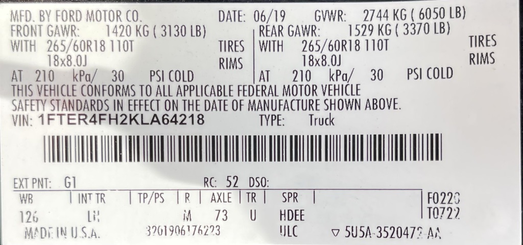 2019 Ford Ranger XLT Black at Bayshore Chrysler Jeep Dodge Ram