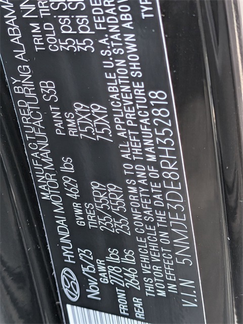 2024 Hyundai Tucson Limited Black at Superior Honda