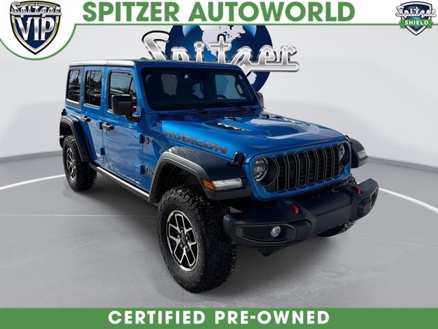 Hydro Blue Pearl Coat 2024 Jeep Wrangler SUV / Crossover Four-Wheel Drive 8-Speed Automatic