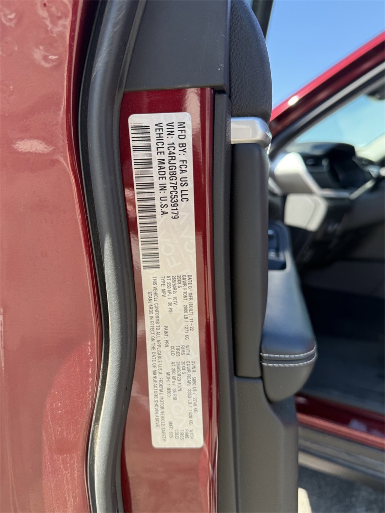 2023 Jeep Grand Cherokee Limited Red at Classic Elite Chevrolet Sugar Land