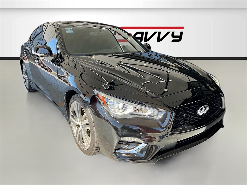 2023 INFINITI Q50 SENSORY Black at AutoSavvy Houston Northwest