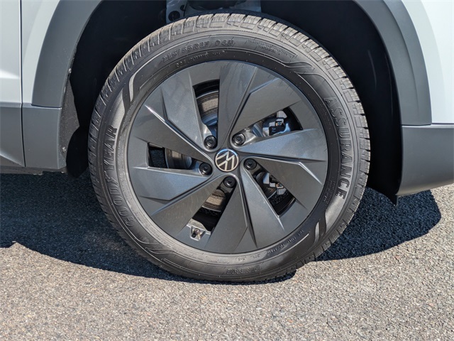 2025 Volkswagen Taos 1.5T S White at Stokes Volkswagen