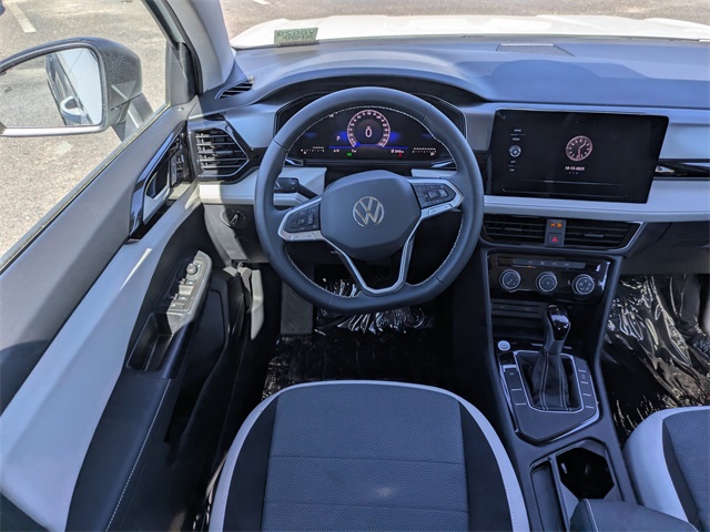 2025 Volkswagen Taos 1.5T S White at Stokes Volkswagen