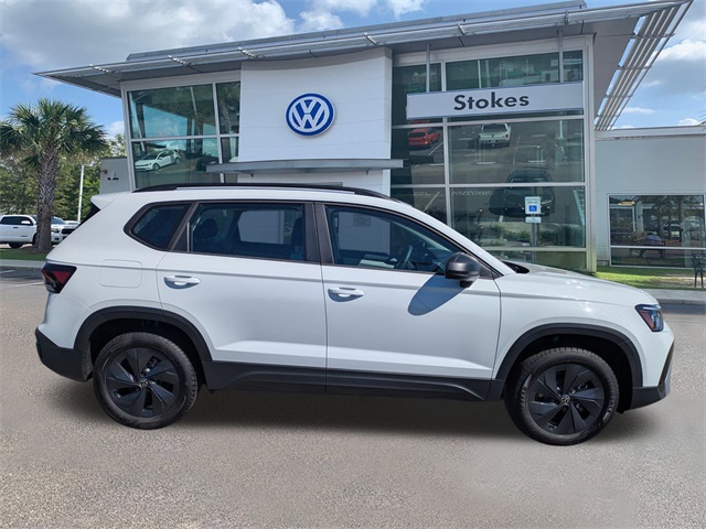 2025 Volkswagen Taos 1.5T S White at Stokes Volkswagen