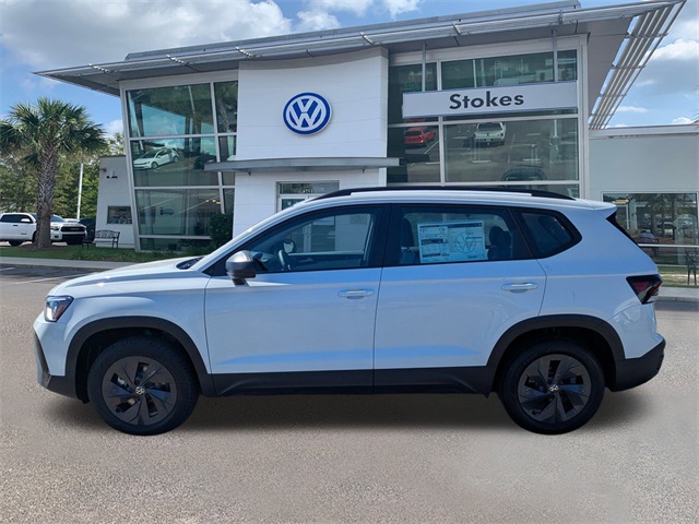 2025 Volkswagen Taos 1.5T S White at Stokes Volkswagen