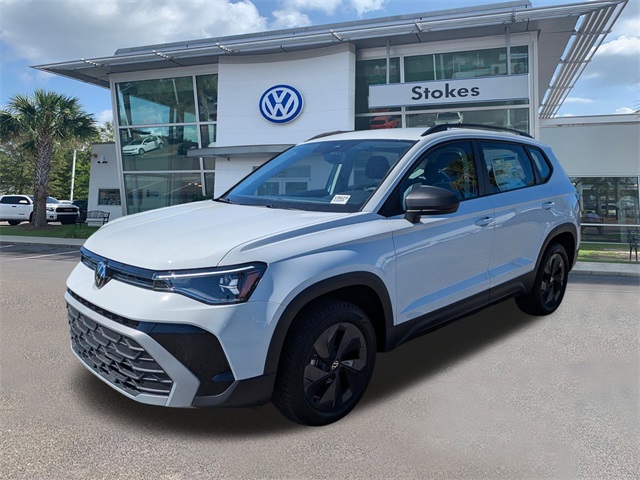 2025 Volkswagen Taos 1.5T S White at Stokes Volkswagen